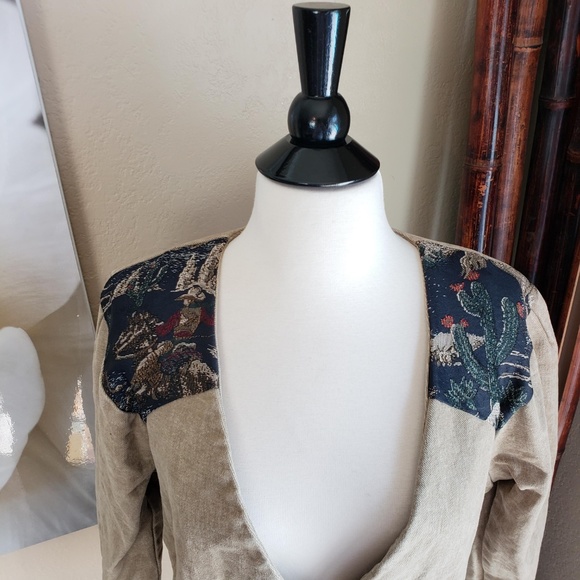 Rare Vintage 80s Texas Country Cropped Jacket - Picture 5 of 6